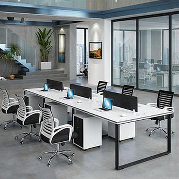 杭州办公家具定制简约单人多人职员工位现代板式办公桌组合式卡座